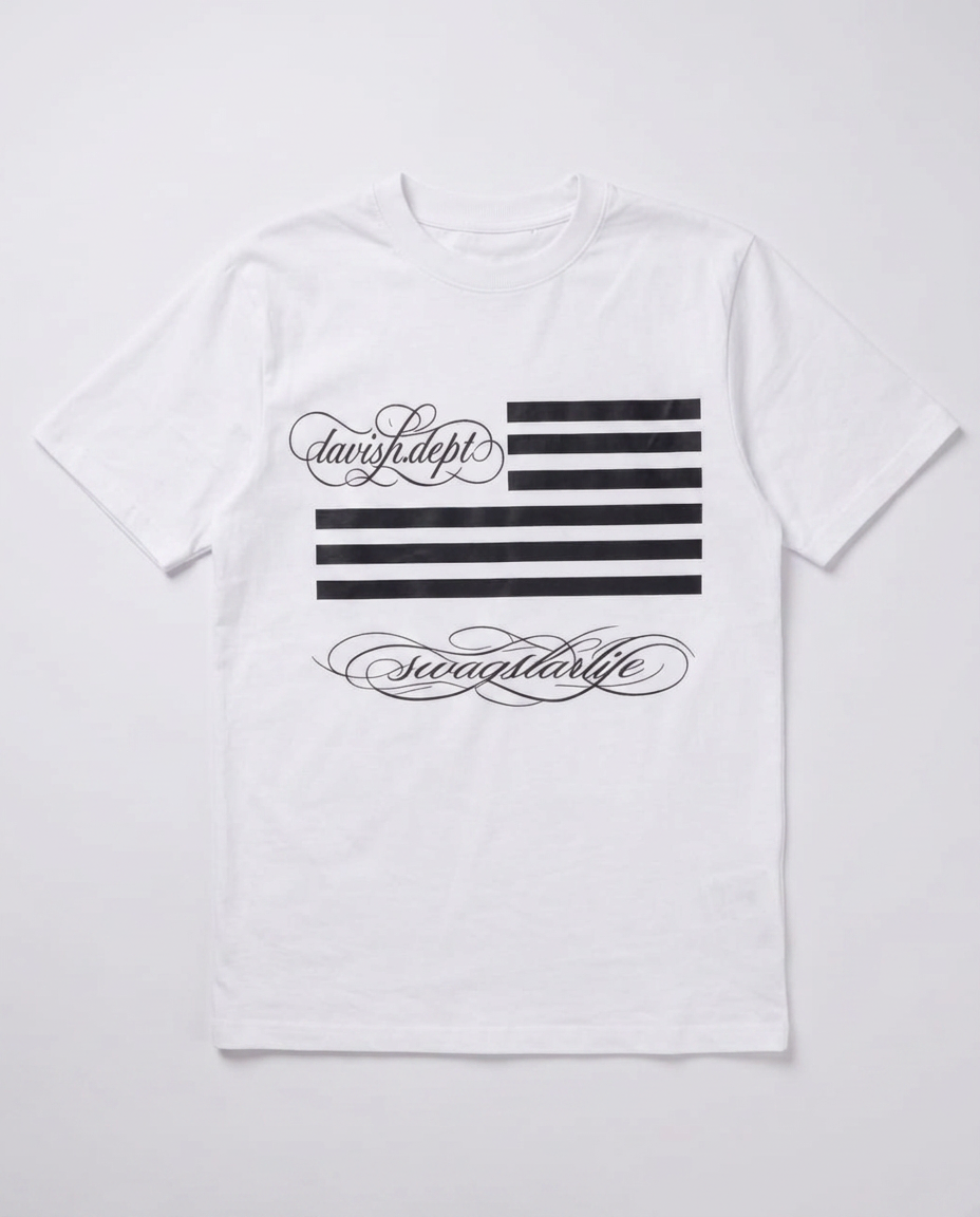 Lavish Flag Tee — White